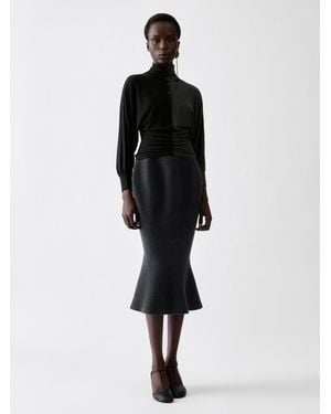 Jacquemus The Losange Knit Polo - Black