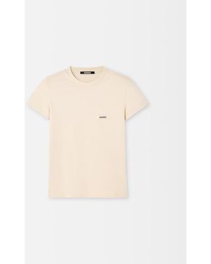 Jacquemus Le T-Shirt Gros Grain - Natural