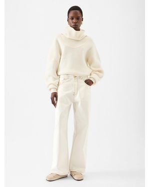 Jacquemus The Wide De-Nîmes Denim Trousers - Natural