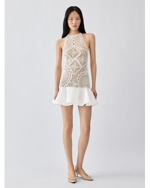 Jacquemus The Napperon Short Dress - White