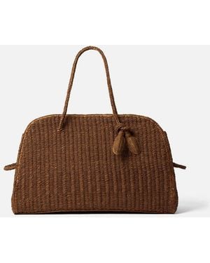 Jacquemus Die Große Turismo Aus Raffiabast - Braun