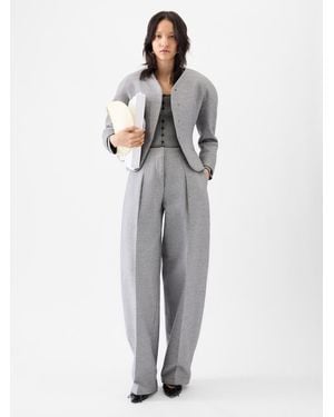 Jacquemus Pantaloni Curvo - Grigio