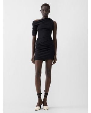 Jacquemus The Drapeado Mini Dress - Black