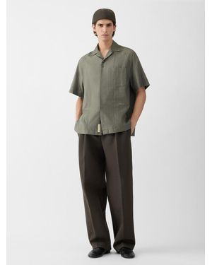 Jacquemus The Romarin Short-Sleeve Shirt - Green