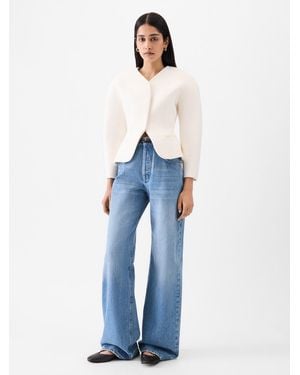 Jacquemus The Wide De-Nîmes Denim Pants - Blue