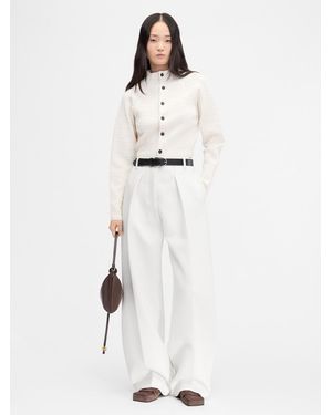 Jacquemus The Wide Ovalo Trousers - White