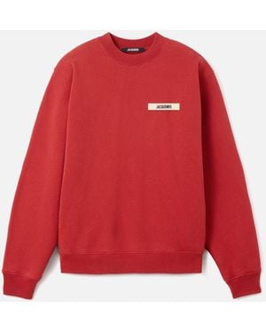 Jacquemus The Gros Grain Sweatshirt - Red