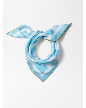 Jacquemus Sciarpa A Righe - Blu