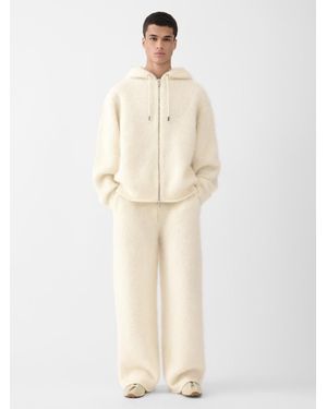 Jacquemus The Nuvola Zipped Cardigan - Natural