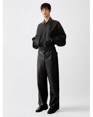 Jacquemus The Tintore Leather Pants - Black
