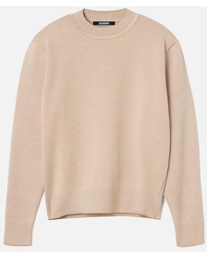 Jacquemus The Piqué Jumper - Natural