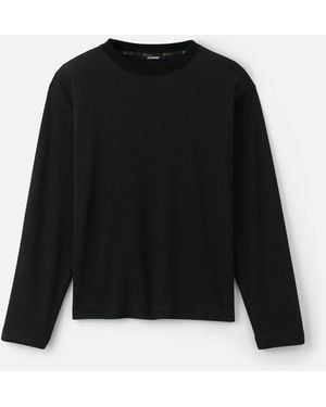 Jacquemus The Rond Carré Long-Sleeve T-Shirt - Black