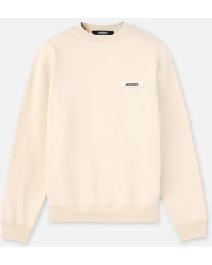 Jacquemus Felpa Gros Grain - Neutro