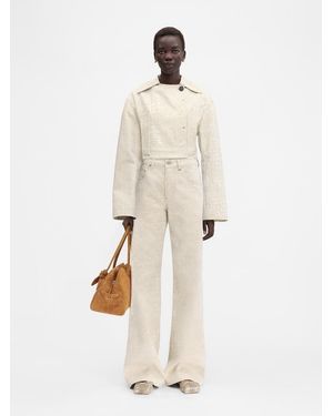 Jacquemus The Wide De-Nîmes Denim Trousers - Natural