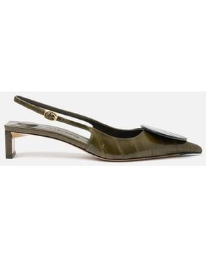 Jacquemus The Low Duelo Slingbacks - White