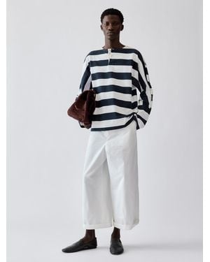 Jacquemus The Marinière Long-Sleeve T-Shirt - White