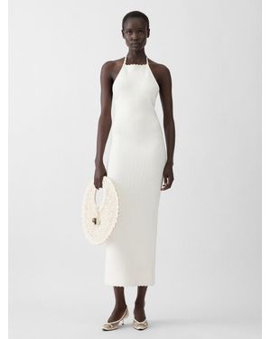 Jacquemus The Tablier Knit Dress - White