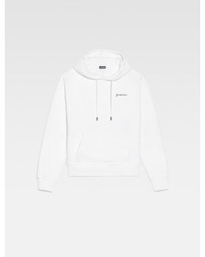 Jacquemus "le Sweatshirt Brodé" Hoodie - White