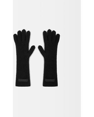 Jacquemus The Gros Grain Gloves - Black