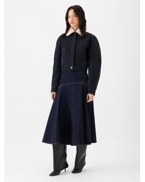 Jacquemus The Ovalo De-Nîmes Denim Bomber Jacket - Blue