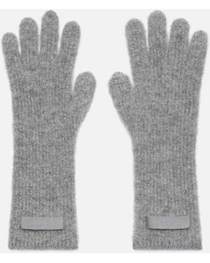 Jacquemus The Gros Grain Gloves - Grey