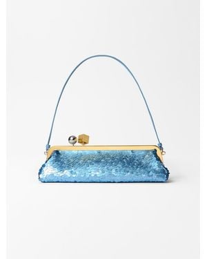 Jacquemus The Salon Clutch - Blue