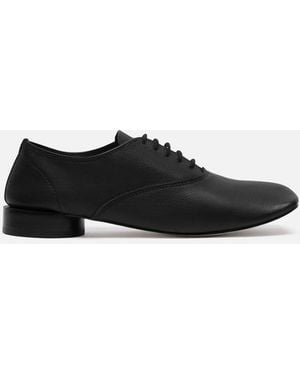 Jacquemus X Repetto Les Zizi Leather Derby Shoes - Black