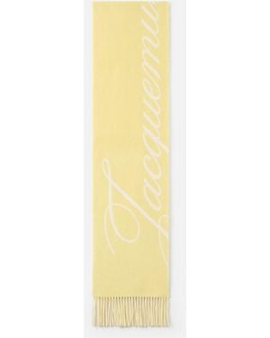 Jacquemus The Atelier Scarf - Yellow