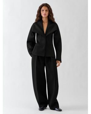 Jacquemus Die Châle Jacke - Black