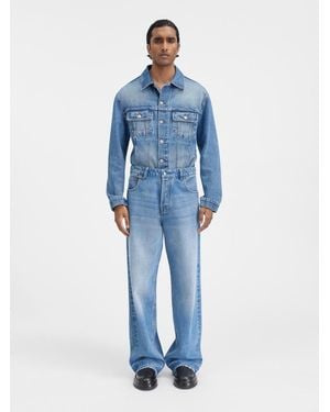 Jacquemus The Wide De-Nîmes Denim Pants - Blue