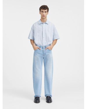 Jacquemus The Straight De-Nîmes Denim Trousers - Blue