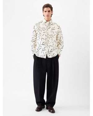 Jacquemus Das Simon Langarm-Hemd - Weiß