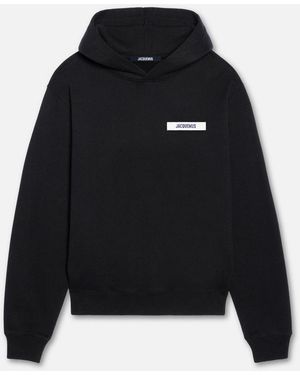 Jacquemus The Gros Grain Hoodie - Black