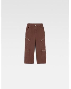 Jacquemus Die Marrone Cargohose Für Kinder - Mehrfarbig