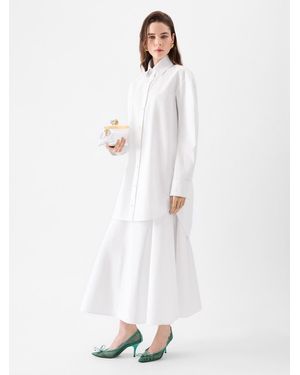 Jacquemus Abito Chemisier Ovalo - Bianco