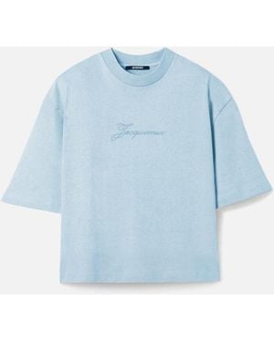 Jacquemus The Pigfor Mento T-Shirt - Blue