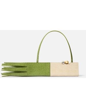 Jacquemus The Poireau Clutch - Green