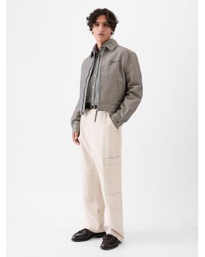 Jacquemus Pantaloni Cargo - Bianco