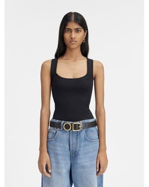 Jacquemus The Gros Grain Tank Top - Blue