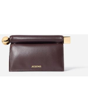 Jacquemus Pochette Rond Carré - Marrone