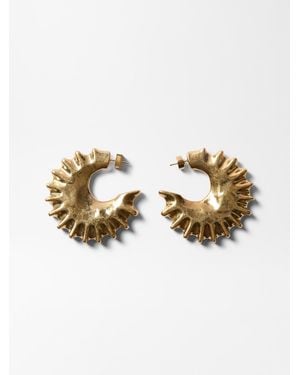 Jacquemus Orecchini A Cerchio Hippocampe - Metallizzato