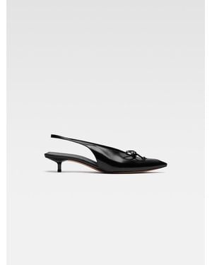 Jacquemus Black Les Sculptures 'les Slingbacks Cubisto Basses' Heels