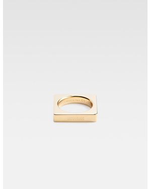 Jacquemus L'Anello Quadrato - Bianco