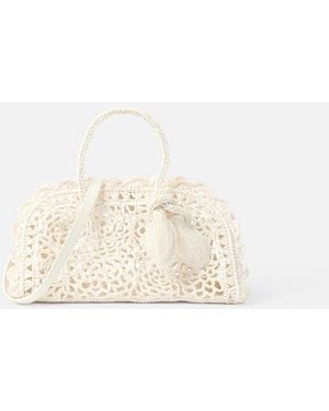 Jacquemus The Small Turismo Crochet - White