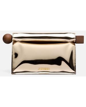 Jacquemus The Rond Carré Clutch - Metallic