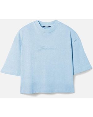 Jacquemus The Pigfor Mento T-Shirt - Blue