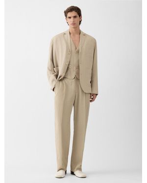 Jacquemus The Herringbone Croisière Trousers - Natural