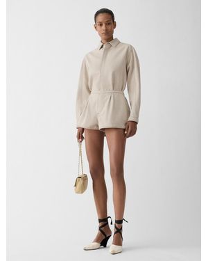 Jacquemus The Amelo De-Nîmes Denim Shorts - Natural