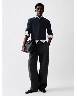 Jacquemus The Abbracio Knit Polo Shirt - Blue