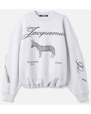 Jacquemus The Âne Sweatshirt - White